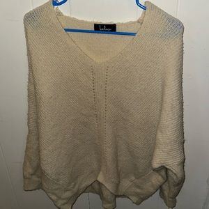 Oversized Small Lulus Knit Sweater